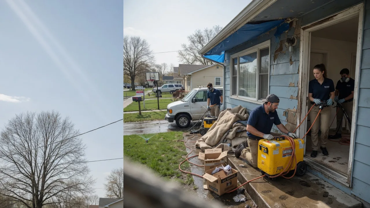 Basement Flood Cleanup in Benton, IL near me
